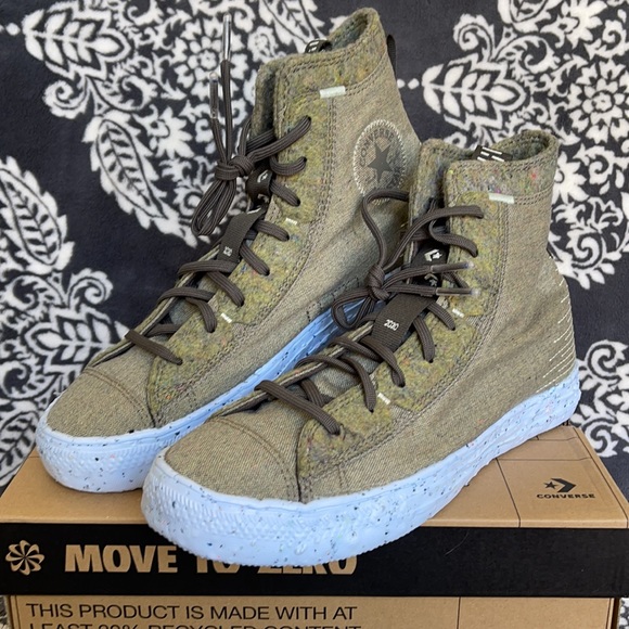 Converse Chuck Taylor All Star Crater Hi Yellow/Carbon Jasper MEN`S - Picture 7 of 16